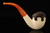 srv - Honey Pot Block Meerschaum Pipe with fitted case 15747