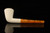srv - Dublin Straight Block Meerschaum Pipe with fitted case M4458