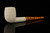 srv - Rusticated Billiard Block Meerschaum Pipe with fitted case M4498