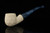 Bent Billiard Block Meerschaum Pipe with pouch M4512