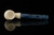Bent Billiard Block Meerschaum Pipe with pouch M4512