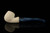 Bent Billiard Block Meerschaum Pipe with pouch M4512