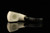 srv Premium - Jumbo Sitter Freehand - 9mm Filter Block Meerschaum Pipe with fitted case M4517