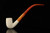 srv - Lattice Bent Billiard Churchwarden Block Meerschaum Pipe with fitted case M4534