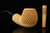 srv Premium - Autograph Series Jumbo Deep Lattice Apple Block Meerschaum Pipe with case 15771