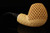 srv Premium - Autograph Series Jumbo Deep Lattice Apple Block Meerschaum Pipe with case 15771