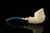 srv Premium - Spigot Designers Lattice Cobra Pocket Pipe Block Meerschaum Pipe with pocket case M4584