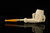 srv Premium - Spigot Eagle's Claw Pocket Pipe Block Meerschaum Pipe with pocket case M4585