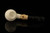 srv Premium - Golf Ball Bamboo Block Meerschaum Pipe with fitted case M4590