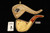 srv - Double Dragon Block Meerschaum Pipe with fitted case 15779