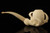 srv - Designers lattice Eagle's Claw Block Meerschaum Pipe with fitted case 15789
