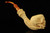 srv - Skull on Skeleton Hand Block Meerschaum Pipe with fitted case 15795