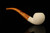 srv - Golf Ball Block Meerschaum Pipe with fitted case M4603