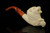 srv - Bear and Eagle Block Meerschaum Pipe with fitted case M4613