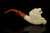 srv - Bear and Eagle Block Meerschaum Pipe with fitted case M4613