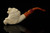 srv - Bear and Eagle Block Meerschaum Pipe with fitted case M4613