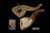 srv - Bear and Eagle Block Meerschaum Pipe with fitted case M4613