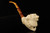 srv - Bear in Claw Churchwarden Block Meerschaum Pipe with fitted case 15800