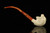 srv -  Smoky Mouth Dragon Churchwarden Dual Stem Meerschaum Pipe with case M4622