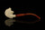 srv -  Smoky Mouth Dragon Churchwarden Dual Stem Meerschaum Pipe with case M4622