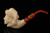 srv - Santa Claus Meerschaum Pipe Carved by I. Baglan with fitted case 15820