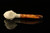 srv - Chinese Wise Block Meerschaum Pipe with fitted case M4636