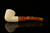 srv - Carved Dublin Block Meerschaum Pipe with fitted case M4637