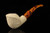 srv - Carved Cobra Block Meerschaum Pipe with fitted case M4638