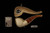srv - Carved Cobra Block Meerschaum Pipe with fitted case M4638