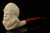 srv - Santa Claus Block Meerschaum Pipe with fitted case 15819