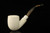srv Premium - Bent Billiard Pocket Pipe Block Meerschaum Pipe with pocket case M4651