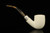 srv Premium - Bent Billiard Pocket Pipe Block Meerschaum Pipe with pocket case M4651