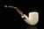 srv Premium - Bent Billiard Pocket Pipe Block Meerschaum Pipe with pocket case M4651