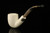 srv Premium - Bent Billiard Pocket Pipe Block Meerschaum Pipe with pocket case M4651
