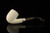 srv Premium - Bent Billiard Pocket Pipe Block Meerschaum Pipe with pocket case M4651