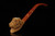 srv - Bulldog Churchwarden Dual Stem Meerschaum Pipe with case M4655