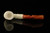 srv - Carved Churchwarden Dual Stem Meerschaum Pipe with case M4660