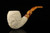 srv - Deluxe Dragon Carved Churchwarden Dual Stem Meerschaum Pipe with case M4662