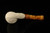 srv - Deluxe Dragon Carved Churchwarden Dual Stem Meerschaum Pipe with case M4662