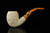 srv - Deluxe Dragon Carved Churchwarden Dual Stem Meerschaum Pipe with case M4662