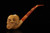 srv - Bearded Skull Churchwarden Dual Stem Meerschaum Pipe by Kenan with case M4664