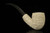 srv Premium - Deluxe Carved Churchwarden Dual Stem Meerschaum Pipe with case M4667