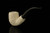 srv Premium - Deluxe Carved Churchwarden Dual Stem Meerschaum Pipe with case M4667