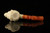 srv - Lion Hand Carved Block Meerschaum Pipe with fitted case M4671