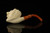 srv - Lion Hand Carved Block Meerschaum Pipe with fitted case M4671