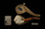 srv - Goat Block Meerschaum Pipe with fitted case M4672