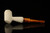 srv - Lattice Poker Block Meerschaum Pipe with fitted case M4683