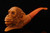 srv - Chimpanzee Block Meerschaum Pipe carved by A. Karahan with fitted case 15830
