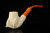 srv - Eagle's Claw Churchwarden Dual Stem Meerschaum Pipe with case M4696