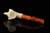 srv - Eagle's Claw Churchwarden Dual Stem Meerschaum Pipe with case M4696